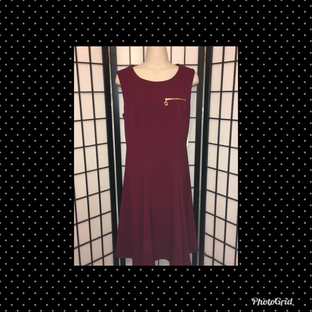 NWT Calvin Klein Fit and Flare Dress 12